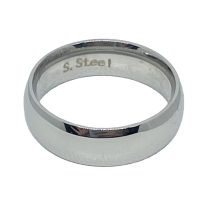 Anillo de acero inoxidable grueso