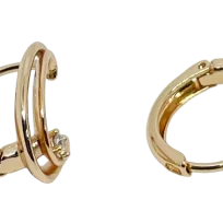 Arete dorado de rodio-gallery-0