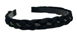 Diadema de tela con brilllantito