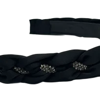Diadema de tela con brilllantito