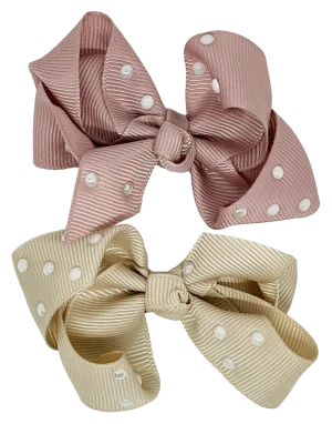 Set- de 2 moñas con clip