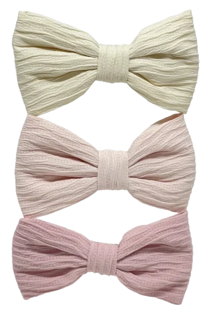 Set de moñas de tela