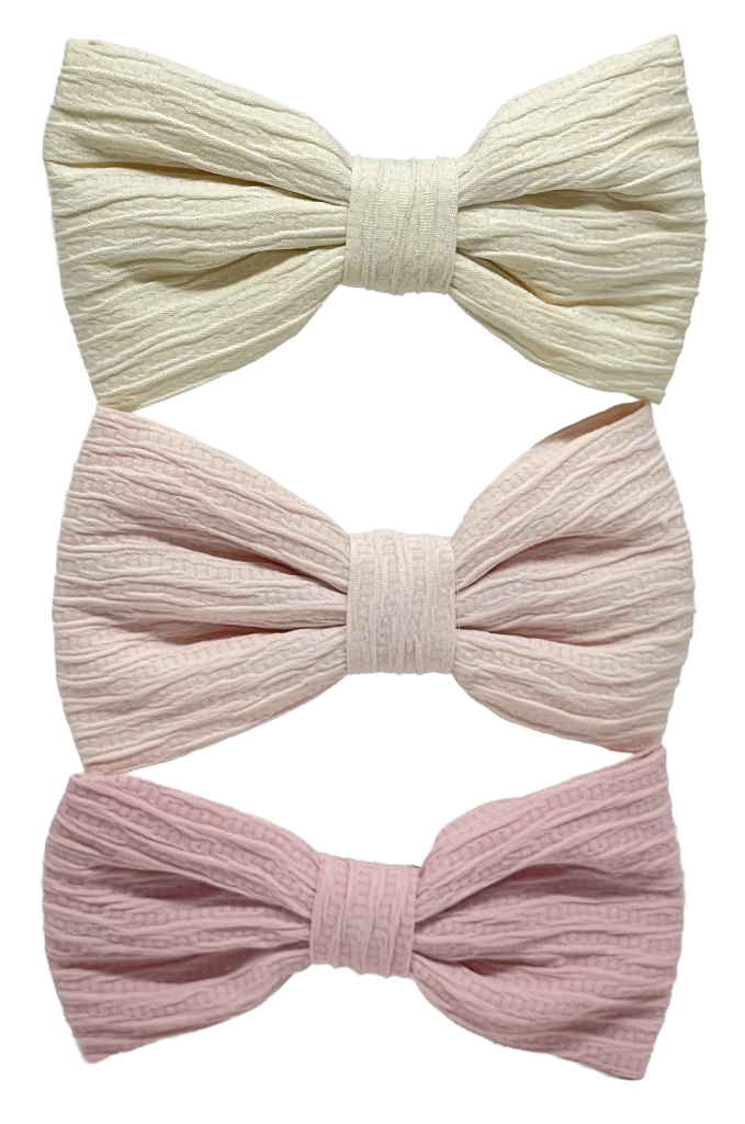 Set de moñas de tela