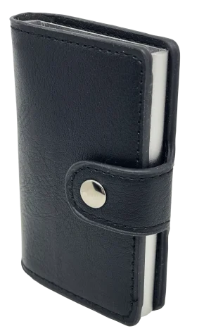 Tarjetero automático de cuerina RFID