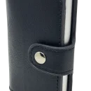 Tarjetero automático de cuerina RFID