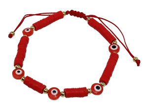 tobillera plástica de ojo turco ajustable