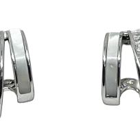 Aretes con brillantitos - Chapa S925