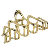 Gacho clip dorado de metal