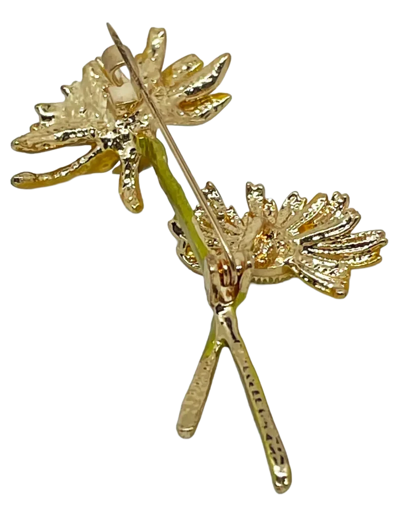 Prendedor dorado de girasoles-gallery-0
