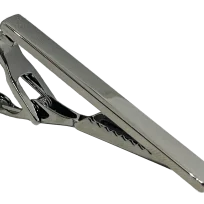 Prensa corbata gris de metal