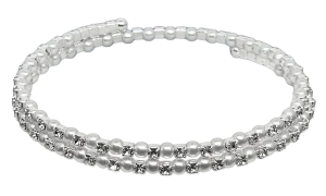 Pulsera con brillantitos flexible