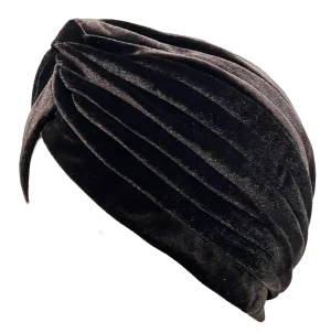 Turbante café de pana