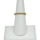 Anillo dorado con brillantitos (Talla 7)-gallery-0