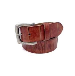 Cincho de cuero café talla L