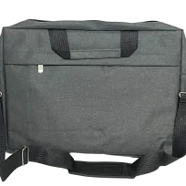 Portafolio gris de tela