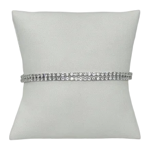 Pulsera de 2 hilos con brillantitos