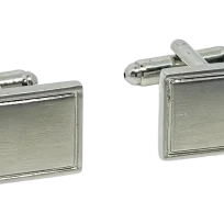 Mancuernillas plateadas de metal-gallery-0