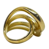 Anillo dorado de acero-gallery-0