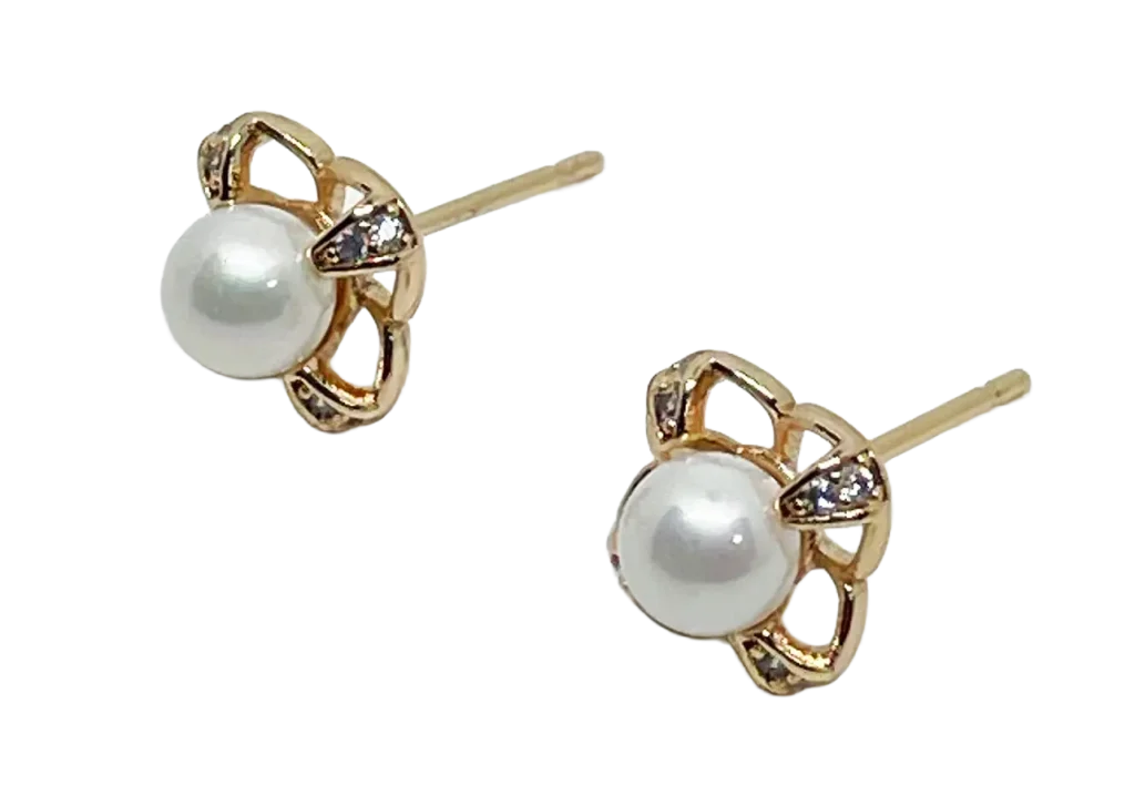 Aretes dorados de rodio-gallery-0