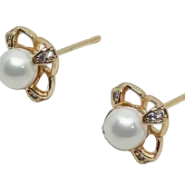 Aretes dorados de rodio-gallery-0