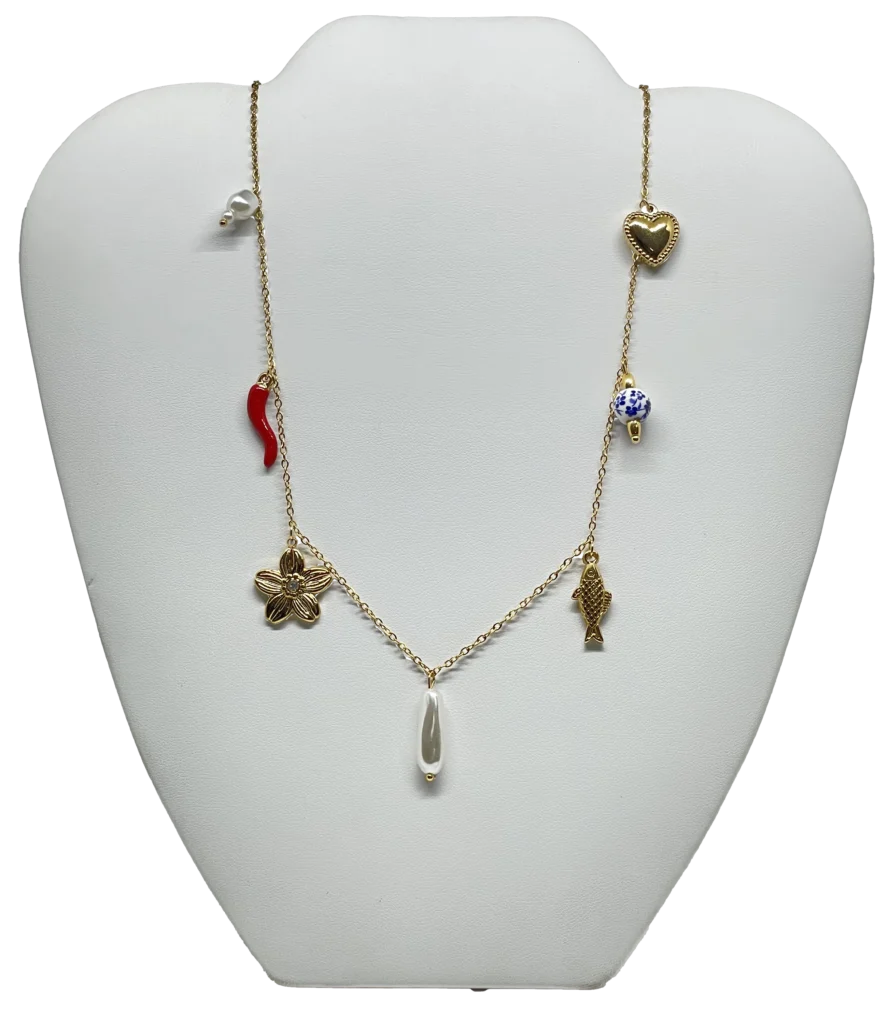 Collar dorado de acero