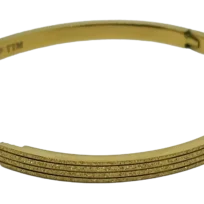 Pulsera de aro dorada de acero inoxidable -gallery-0
