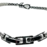 Pulsera plateada con brillantitos-gallery-0