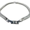 Pulsera plateada con brillantitos-gallery-0