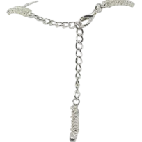 Rebajado-Pulsera plateada con brillantitos-gallery-0